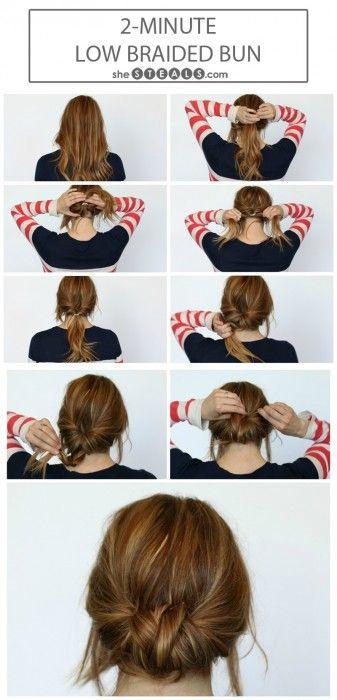 6 Trendy Low Bun Updo Hairstyles Tutorials!!!!