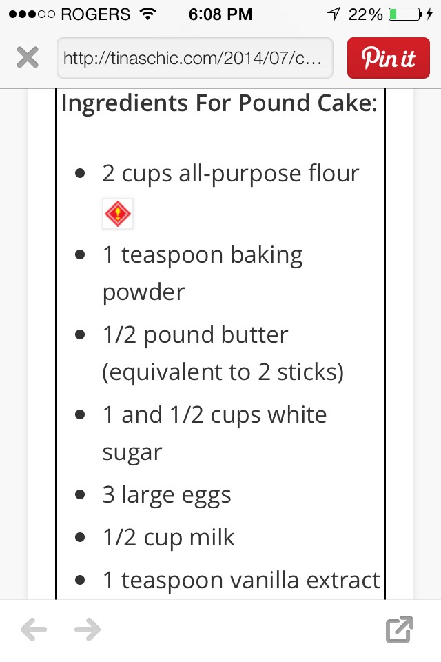 Chocolate Chip Pound Cake!
