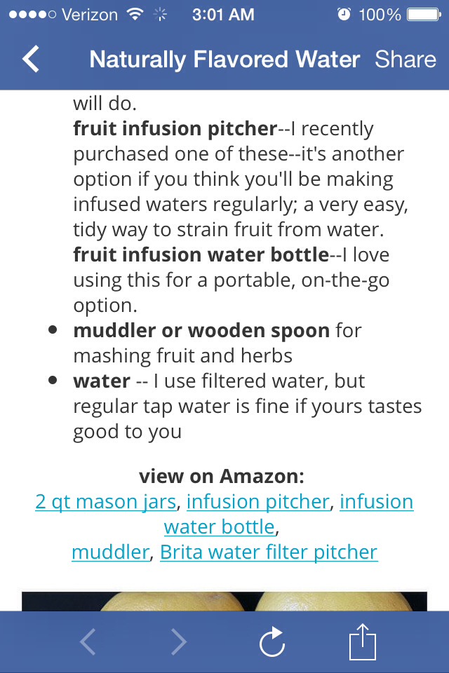 Naturally Flavored Water