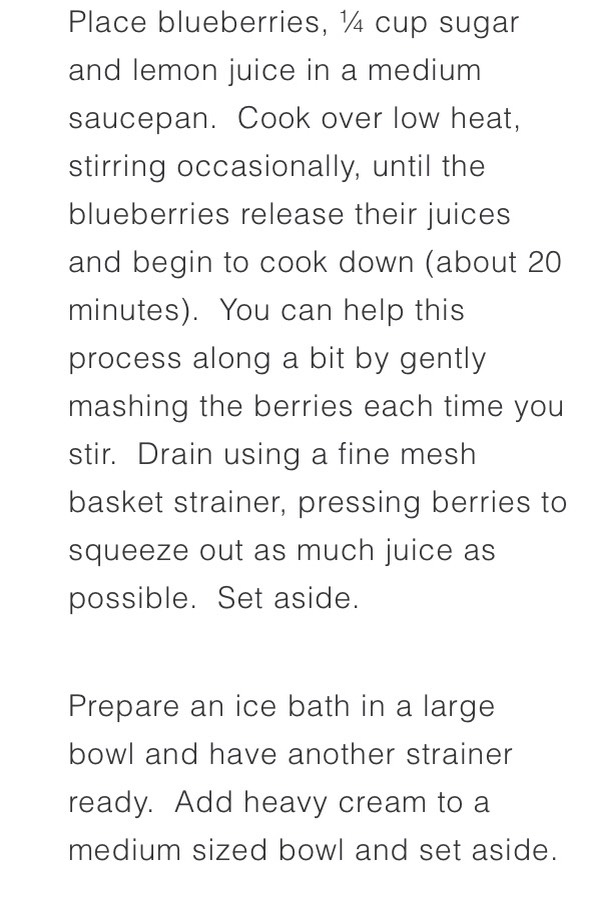 Creamy Blueberry Ice Cream 