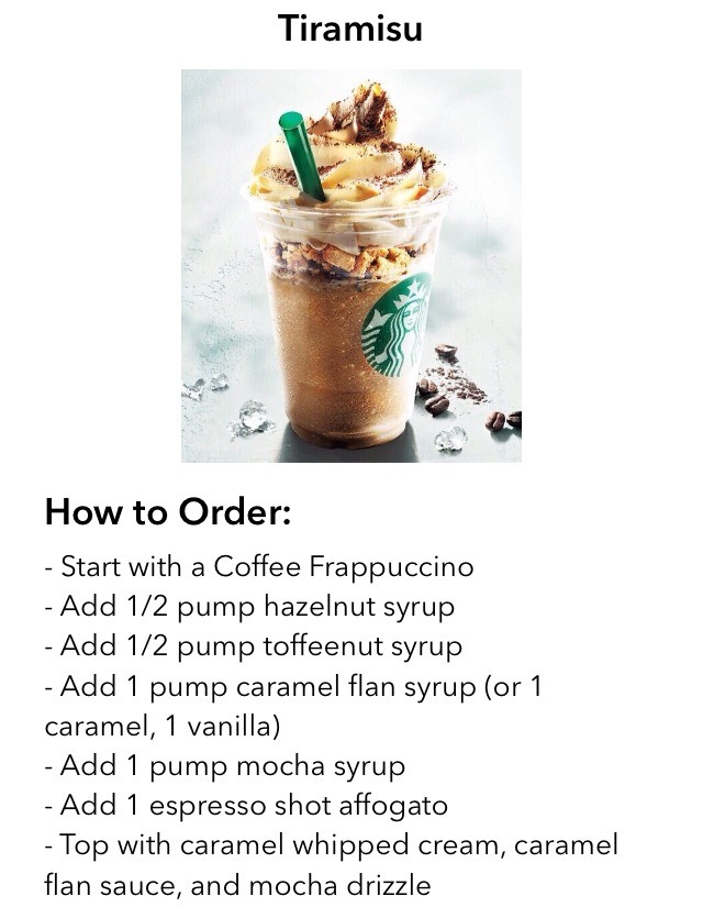 Starbucks Secret Menu Frappuccinos Recipes To Order  