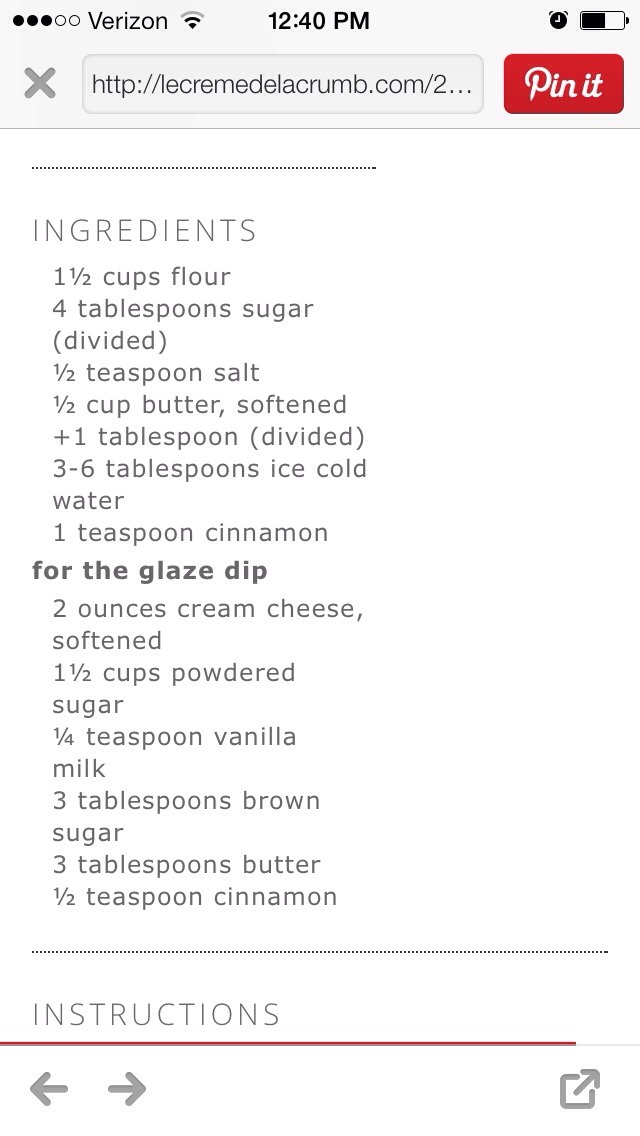 Cinnamon Sticks With Glaze
