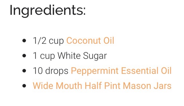 PEPPERMINT SUGAR SCRUB ❤️