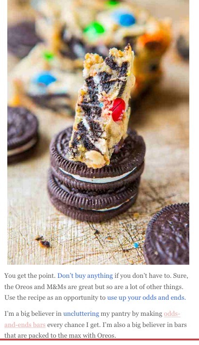 Loaded M&m Oreo Cookie Bars 