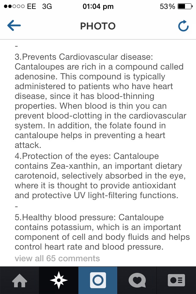 Food Health Benefits Of....