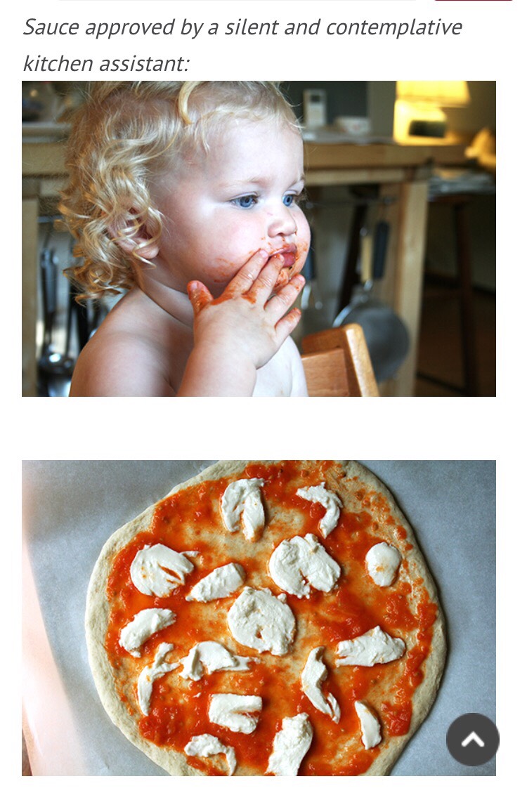 Pizza Margherita, Homemade Tomato Sauce And Homemade Ricotta.