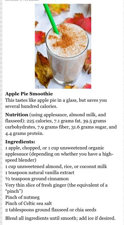 A Bunch Of Healthy Smoothie Recipies