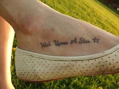 “Wish upon a star”