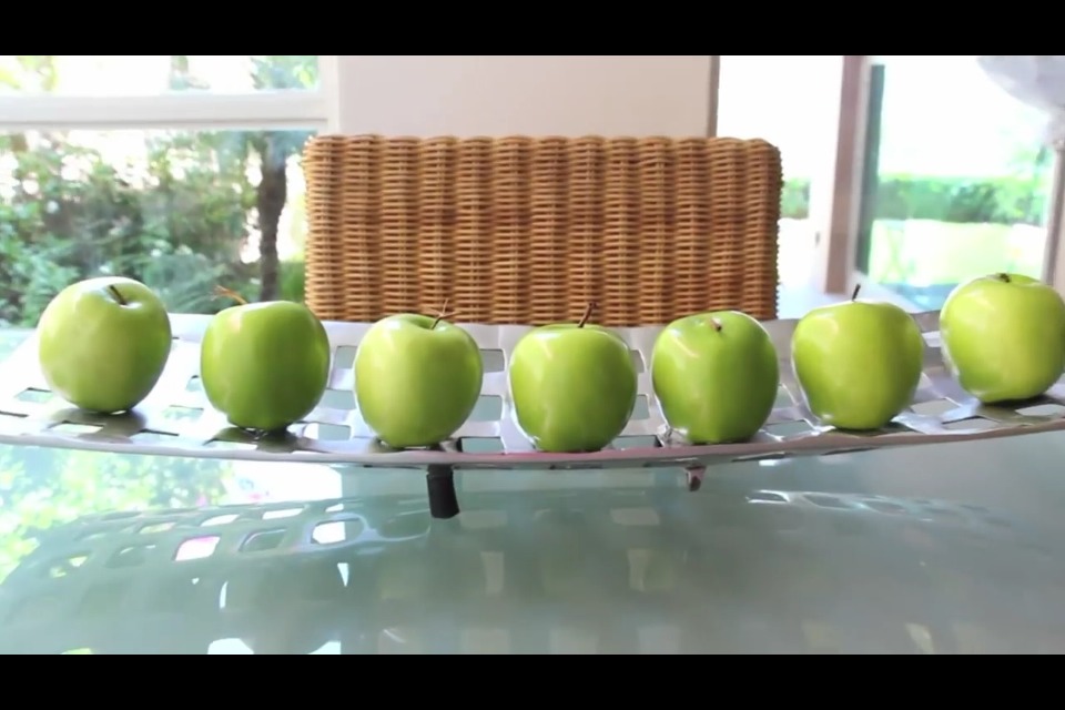 Ingredients:  
Apples (Granny Smith Apples shown in pic)
Sugar
Red Food Coloring
Light Corn Syrup
Chocolate Melts(discs)
Caramel Pieces
Assorted Toppings
Candy Thermometer 
Pot
Pan
Parchment Paper
Non-Stick Spray