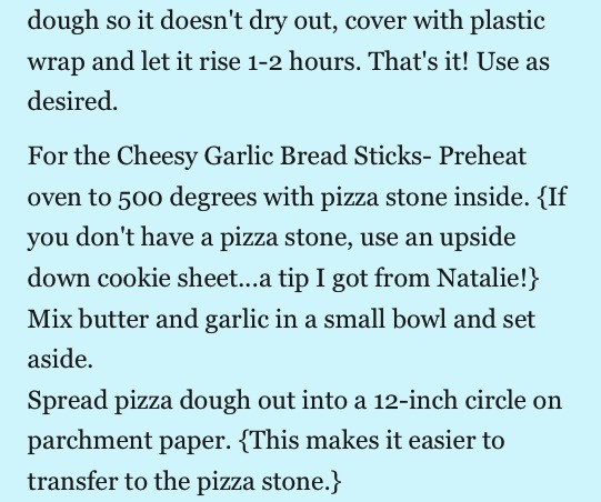 Fail-proof Pizza Dough & Cheesy Garlic Bread