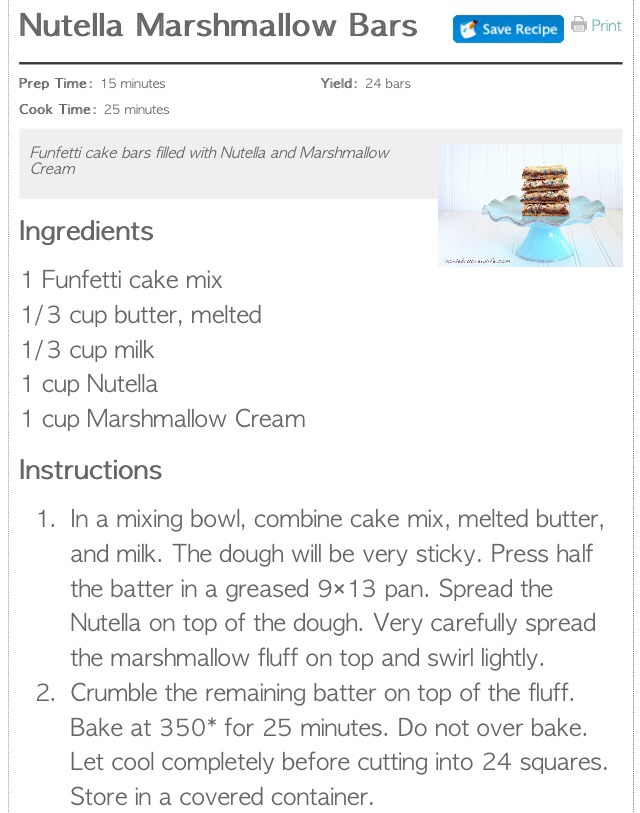 Everything Nutella - Nutella Treats