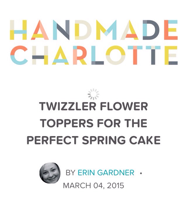 TWIZZLER FLOWER TOPPERS FOR THE PERFECT SPRING CAKE