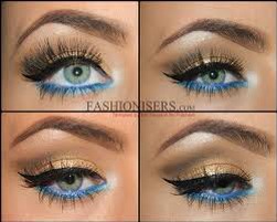 Beautiful Eye Make For Blue Eyes: Step By Step