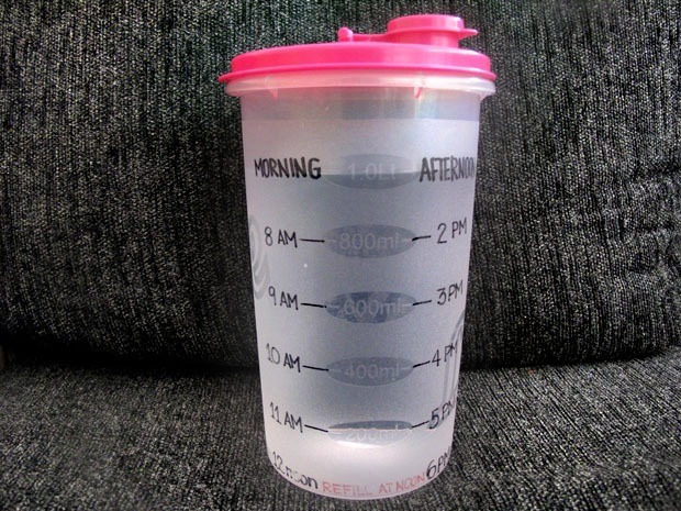 A guarantee that you’ll be drinking water all day!