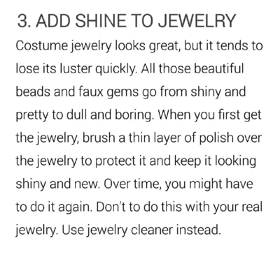 Genius Ideas To Use Clear Nail Polish On!