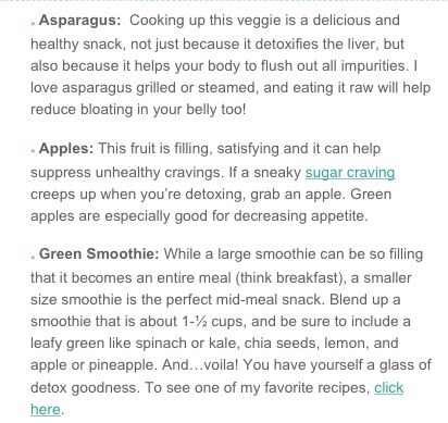 Snacks That Naturally Detox Your Body