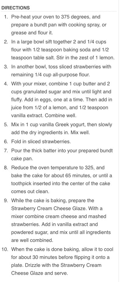 Strawberry Yogurt Cake Recipe! ππ