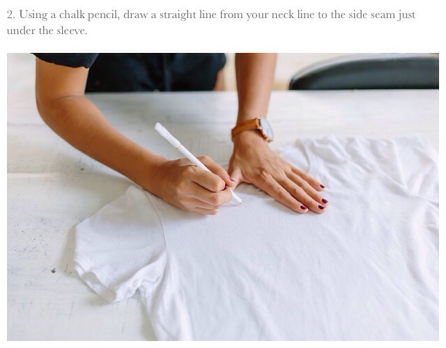 Super-Easy DIY T-Shirt Into Halter Top