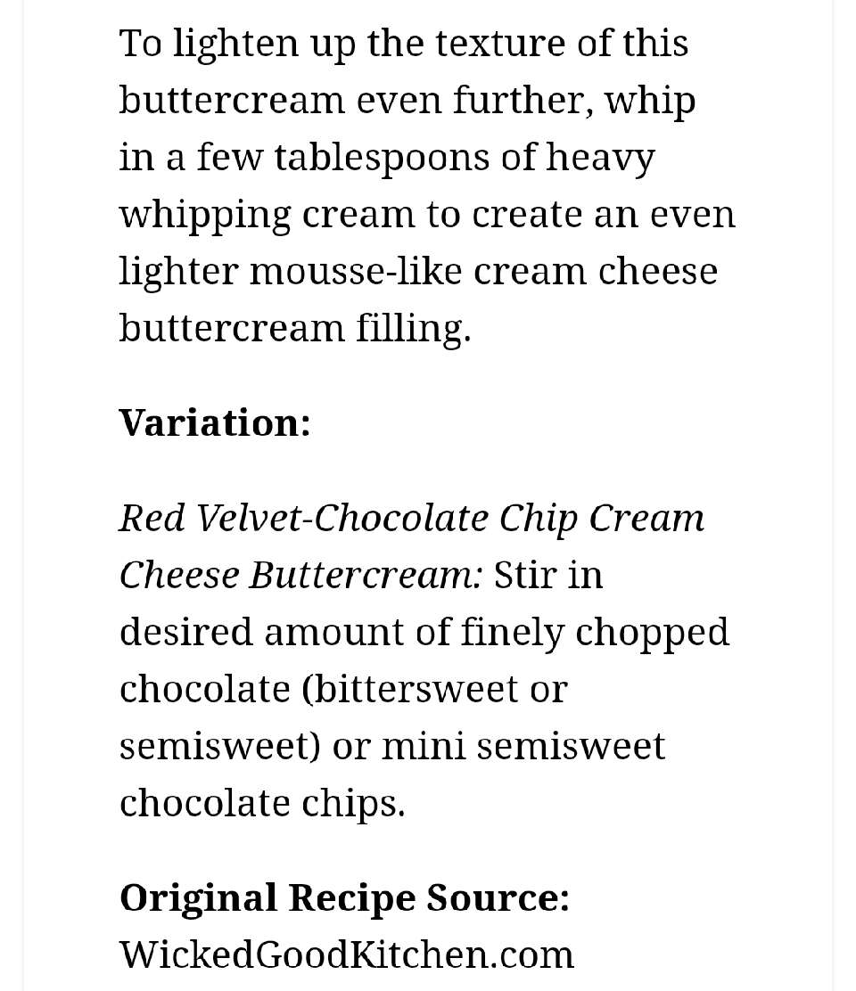 Red Velvet Butter Cream Frosting!!!