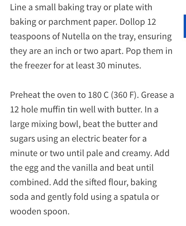 Nutella Stuffed Cookie Cups 