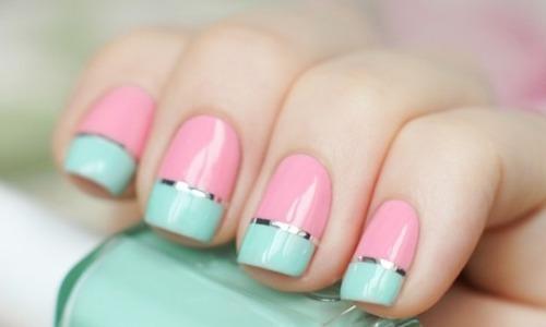 Gorgeous french manicure with a twist!
