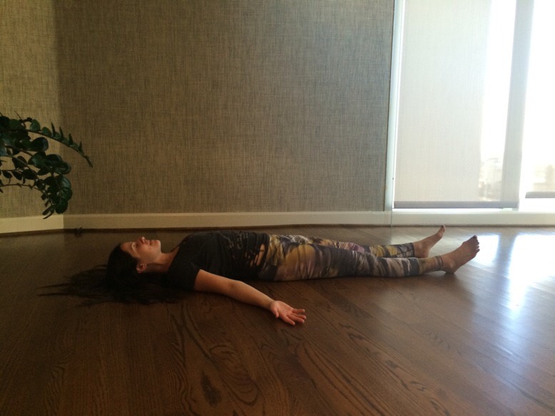SAVASANA
To wrap up your yoga practice and take that next step towards bed, finish your sequence with a traditional savasana. A great meditative technique is to move your attention throughout the body systematically and relax each section.
