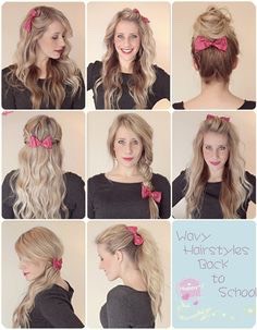 School Hairstyle Tutorials💞