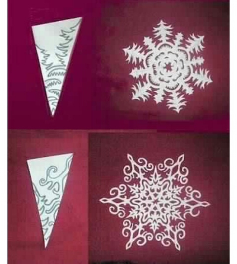 DIY PAPER SNOWFLAKES