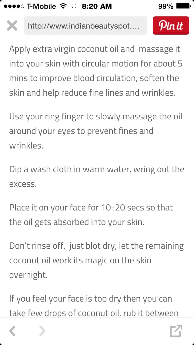 💕️DIY Coconut Face Mask For Acne💕 