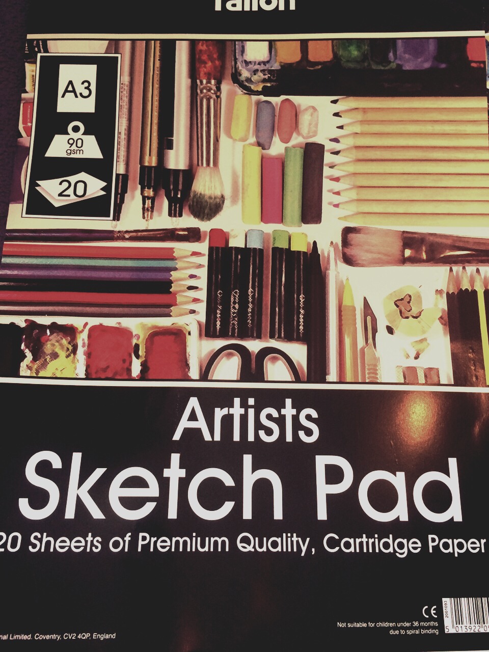 Find yourself a sketch pad or paper