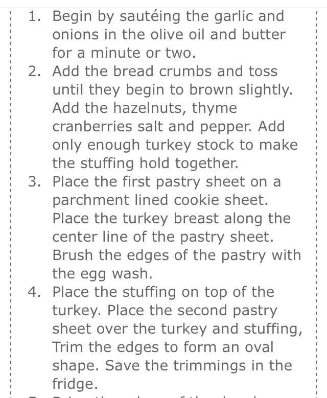 Cranberry Hazelnut Turkey Wellington