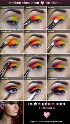 Halloween Eye Makeup With Some Tutorials 