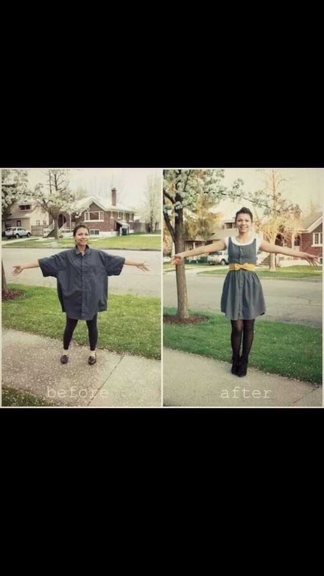 Creating Dresses Out Of Shirts
