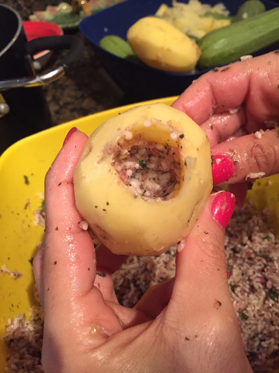 Stuffed Zucchini (yummy Recipe)
