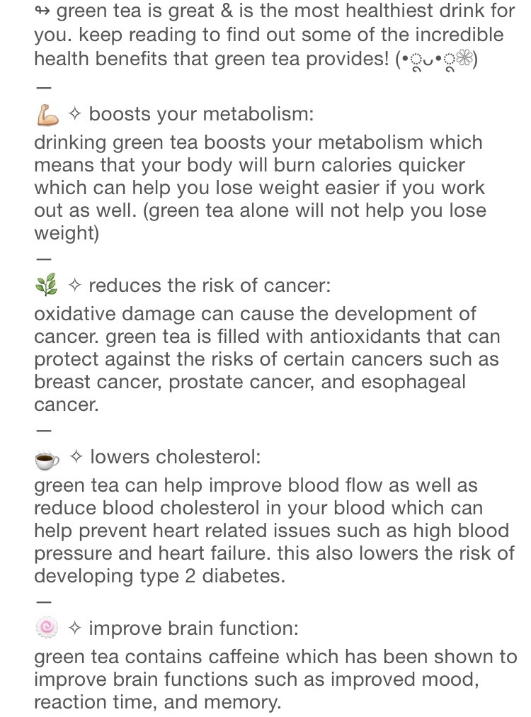 Benefits Of Green Tea