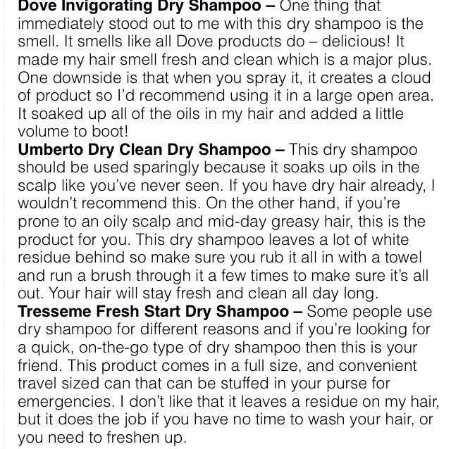 💥✨ Curious About Dry Shampoo?? ✨💥