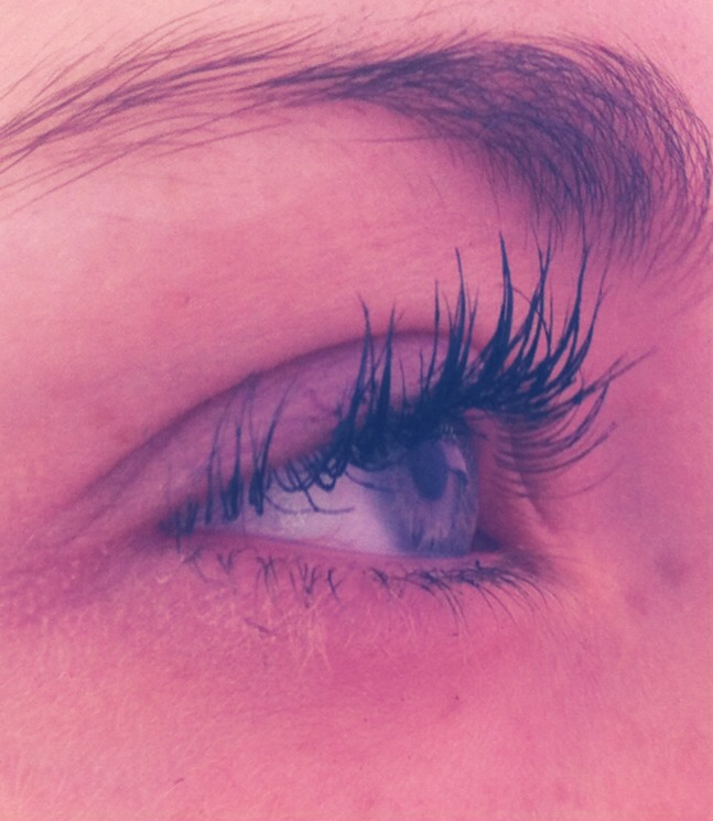 My eyelashes after a week