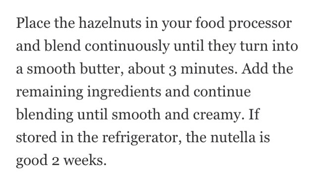 Homemade Nutella Recipe! 🍫🍫