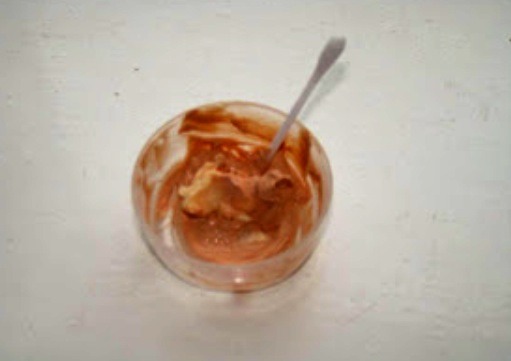 Make sure that you use Body Butter NOT Vaseline or lotion and the Body Butter should be white or skin colored as shown in the pic. The reason why we are using Body Butter is that it thickens the consistency, smooths the lines in the skin so that the eyeshadow adheres nicely and its not Oily; dries. 