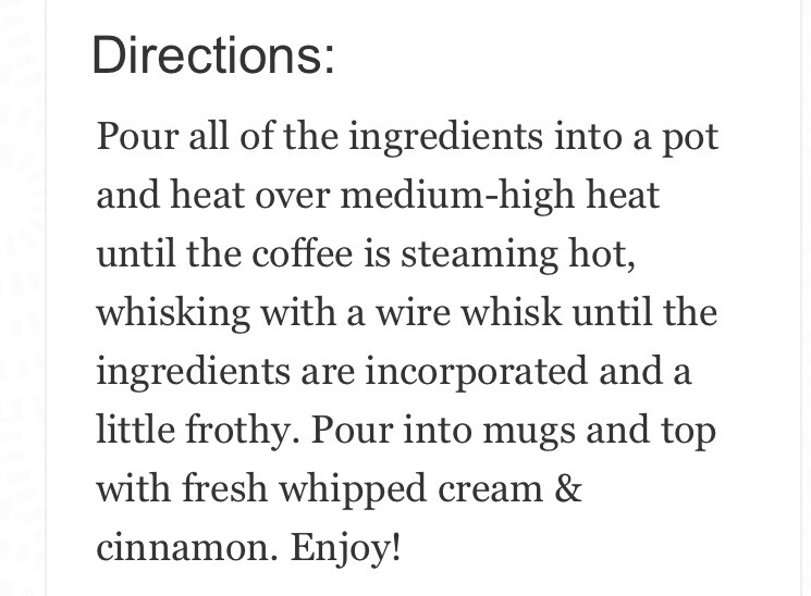 Pumpkin Spice Latte Recipe 
