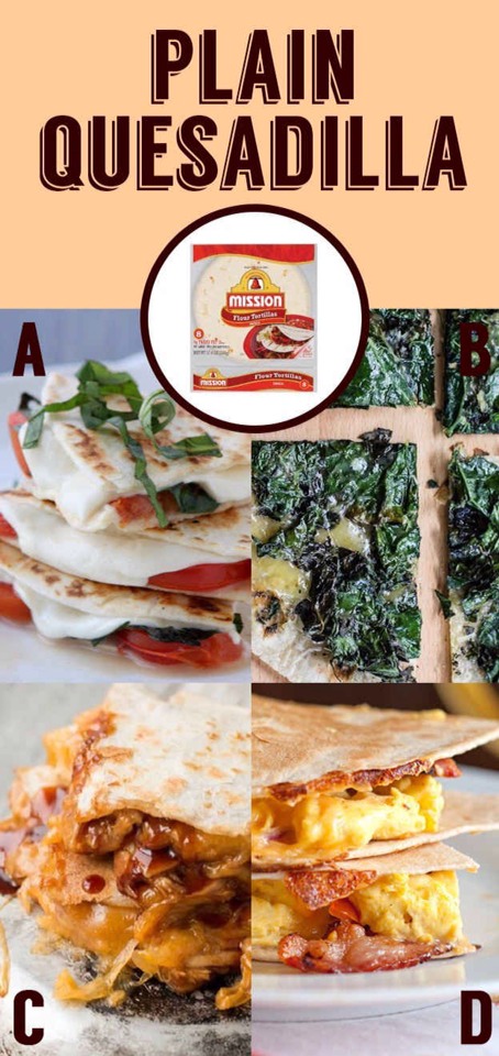4. Plain Quesadilla