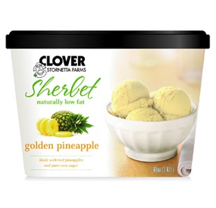 1 tub of pineapple sherbet
