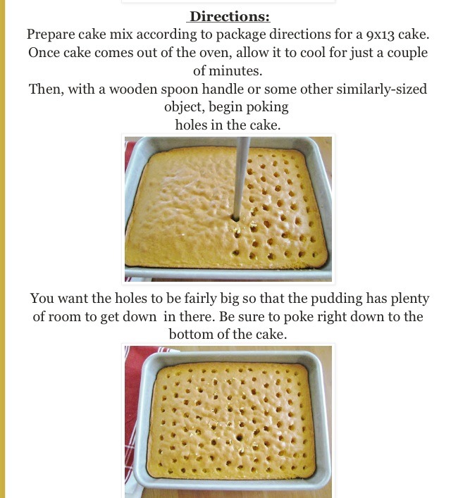 ✨💥 Banana Pudding Poke Cake✨💥😋