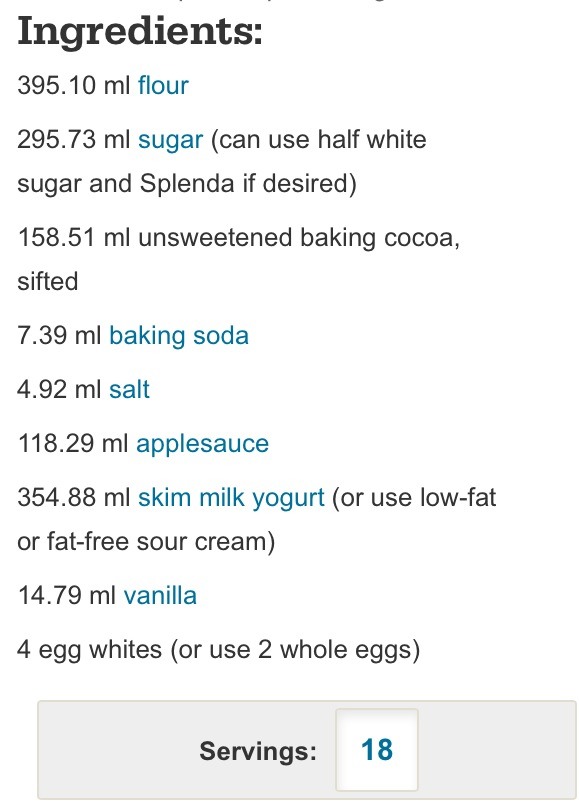 Ingredients