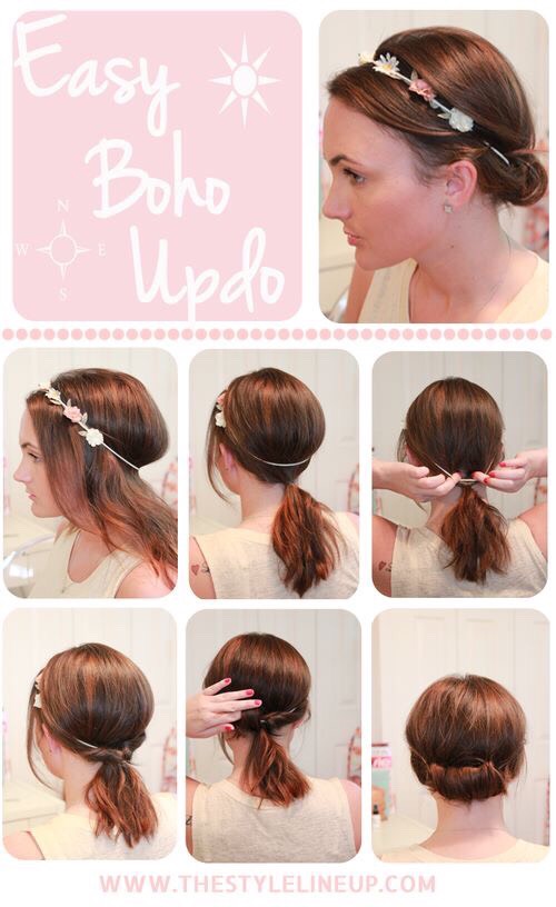 Pretty Hairband Hairstyle- Tutorial 