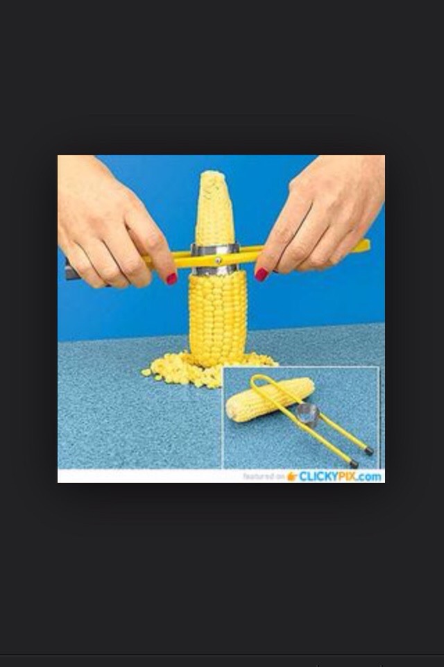 This would make eating the delicious corn a lot easier