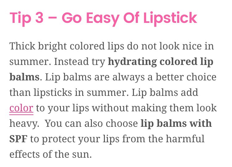 ✨5 Summer Makeup Tips✨