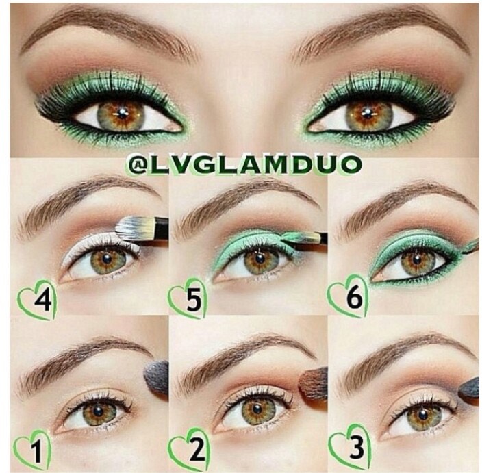 Green Eyeshadow Tutorials 🌴