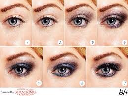 Beautiful Eye Make For Blue Eyes: Step By Step