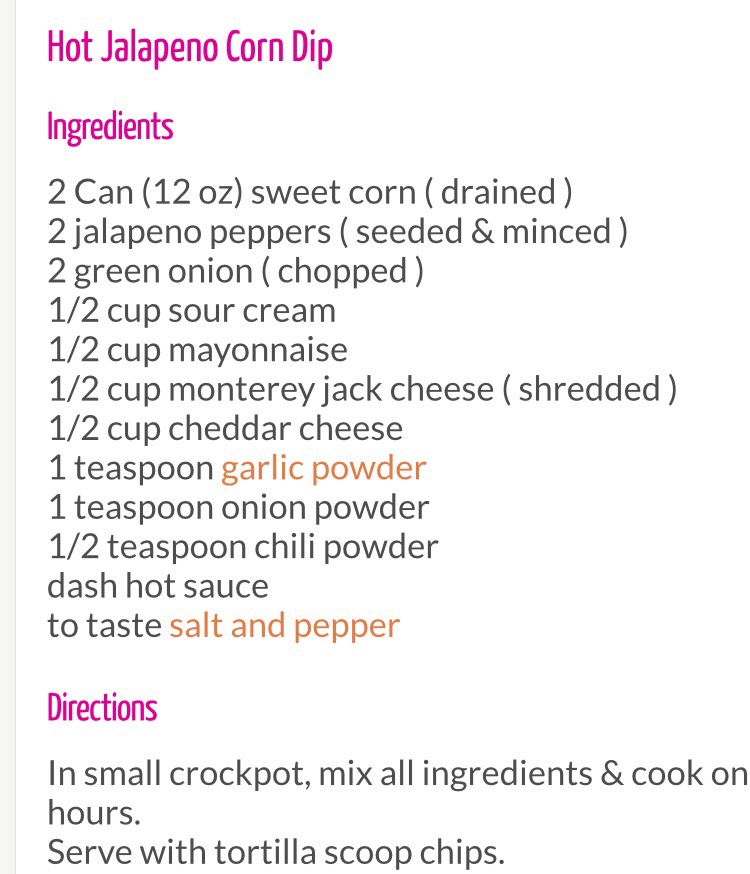 Hot Jalapeño Corn Dip